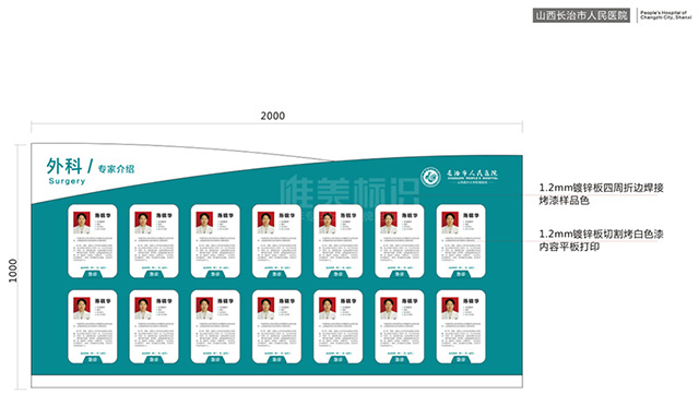 三甲医院标识牌设计制作