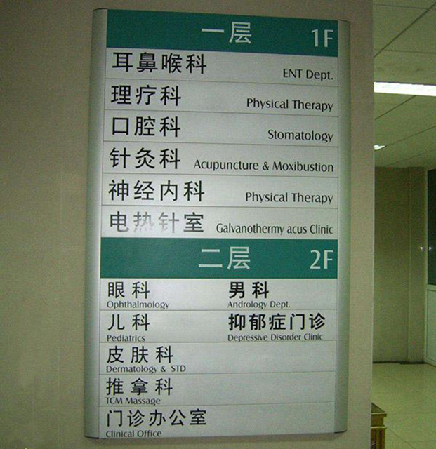 医院标识系统