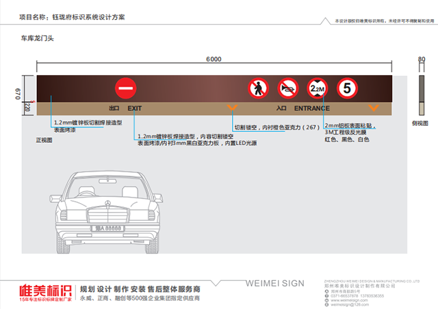 房地产地下车库吊牌